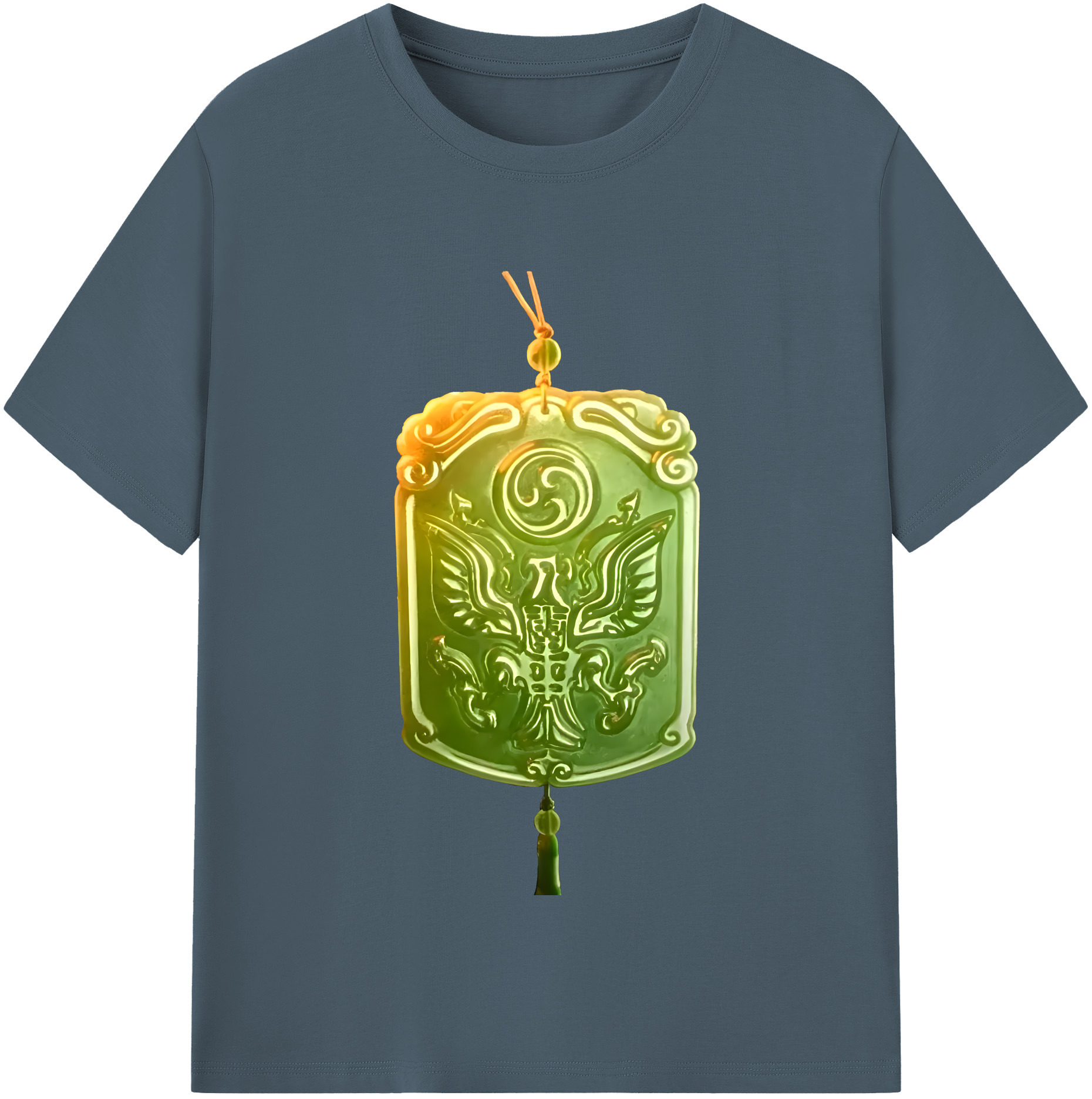 （画像用） Ne Zha 2 ナタ 魔童の大暴れ 綿100％半袖Tシャツ（フロントプリント）